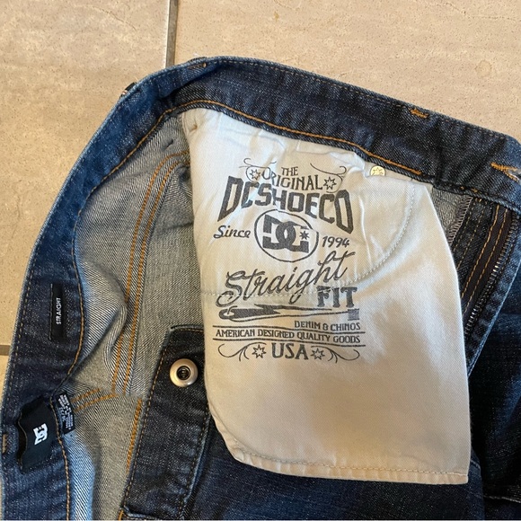 Blue DC Men’s Jeans size 36 - Picture 4 of 5